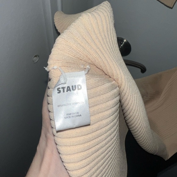 Staud Shoko two toned midi dress size S - Picture 6 of 6